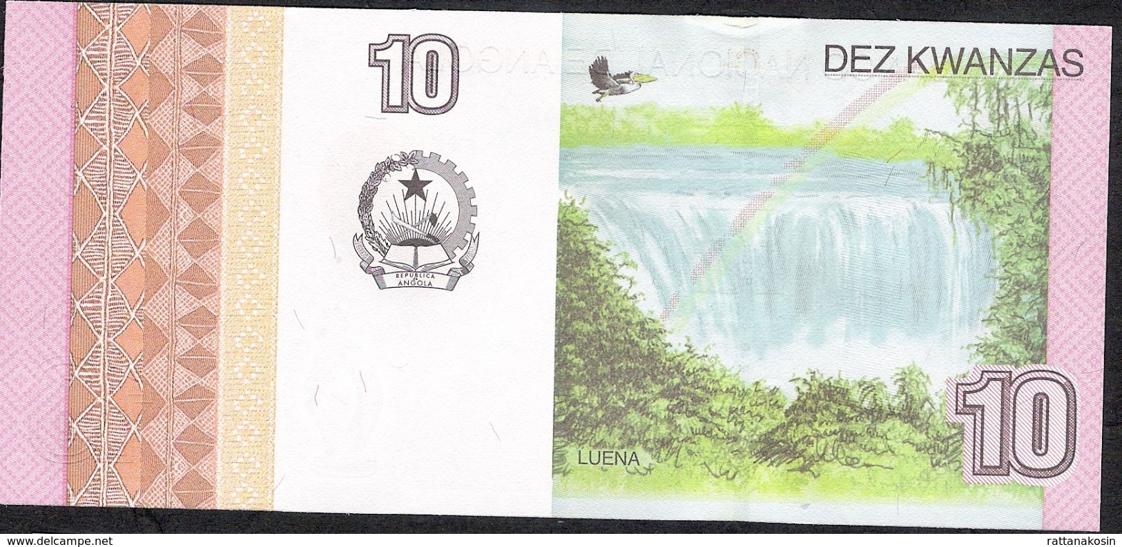 ANGOLA P151B 10 KWANZAS 2012 #WA  UNC. - Angola