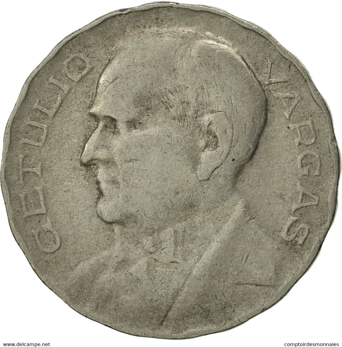 Monnaie, Brésil, 300 Reis, 1938, TTB+, Copper-nickel, KM:546 - Brasile