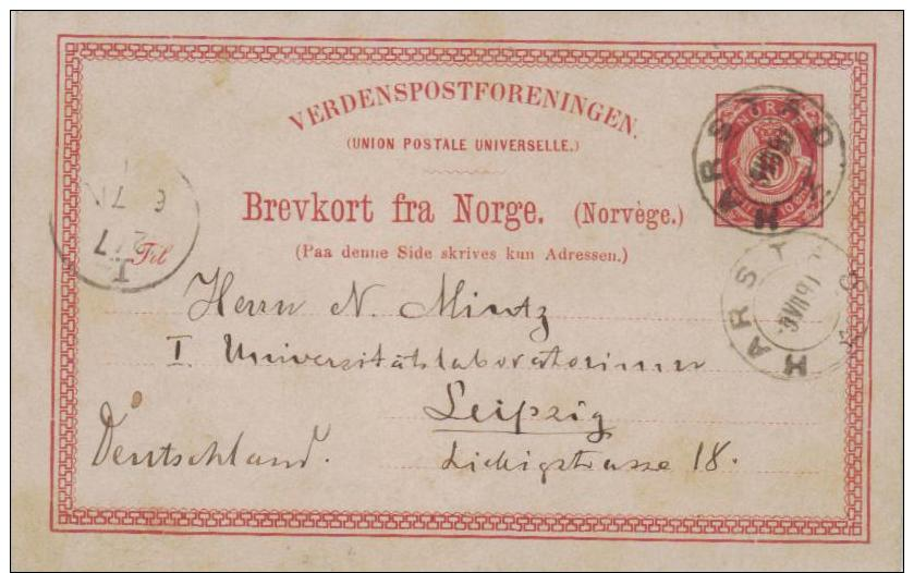 Norge-  Alte Ganzsache    ( K9180  ) Siehe Scan - Entiers Postaux