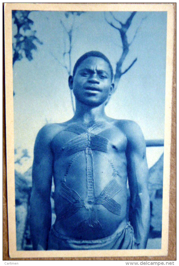 TOGO BEAU TYPE DE CABRAIS  SCARIFICATIONS TATOUAGES  ETHNOLOGIE COUTUMES - Togo