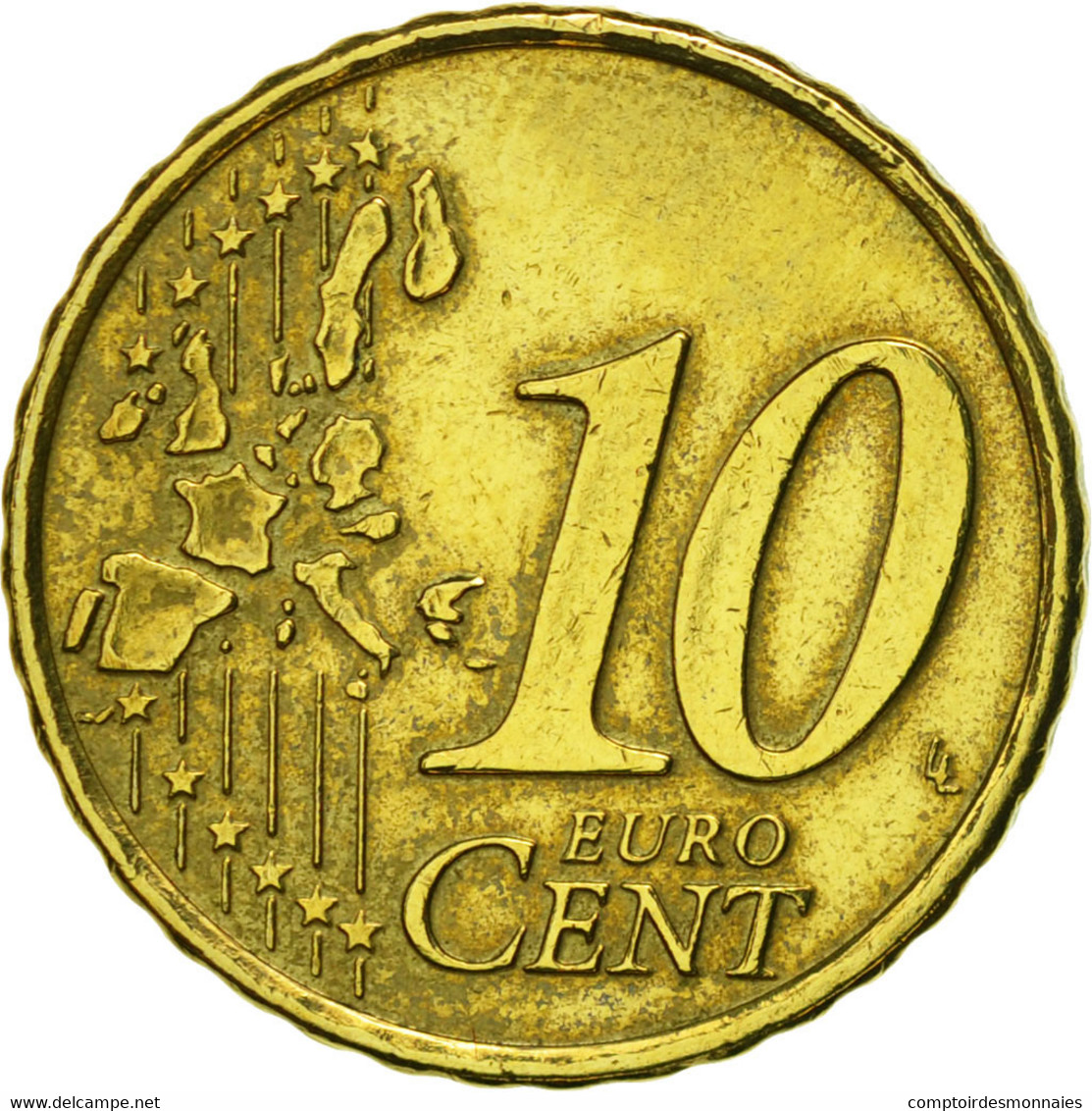 Autriche, 10 Euro Cent, 2002, SPL, Laiton, KM:3085 - Autriche
