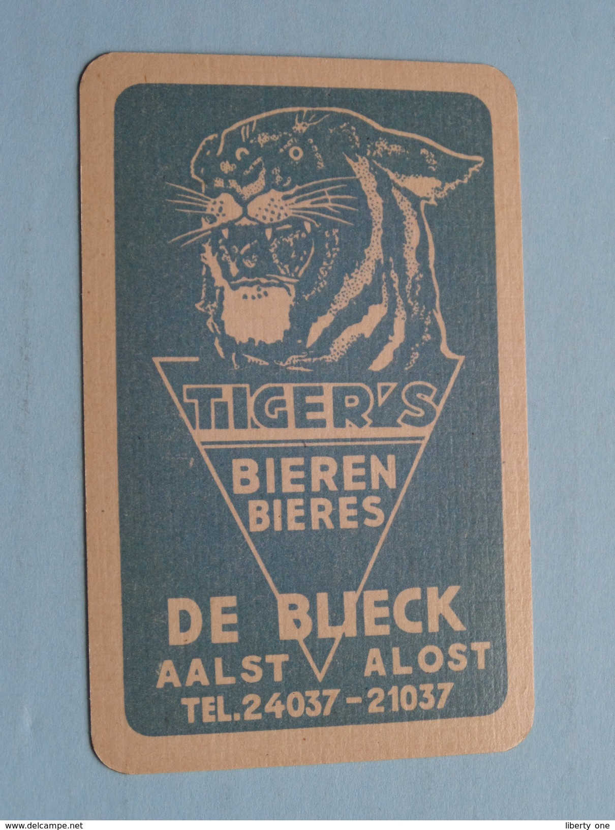 Bieren Tiger's DE BLIECK Aalst Alost ( RUITEN Heer / Koning ) - ( Details - Zie Foto´s Voor En Achter ) !! - Barajas De Naipe