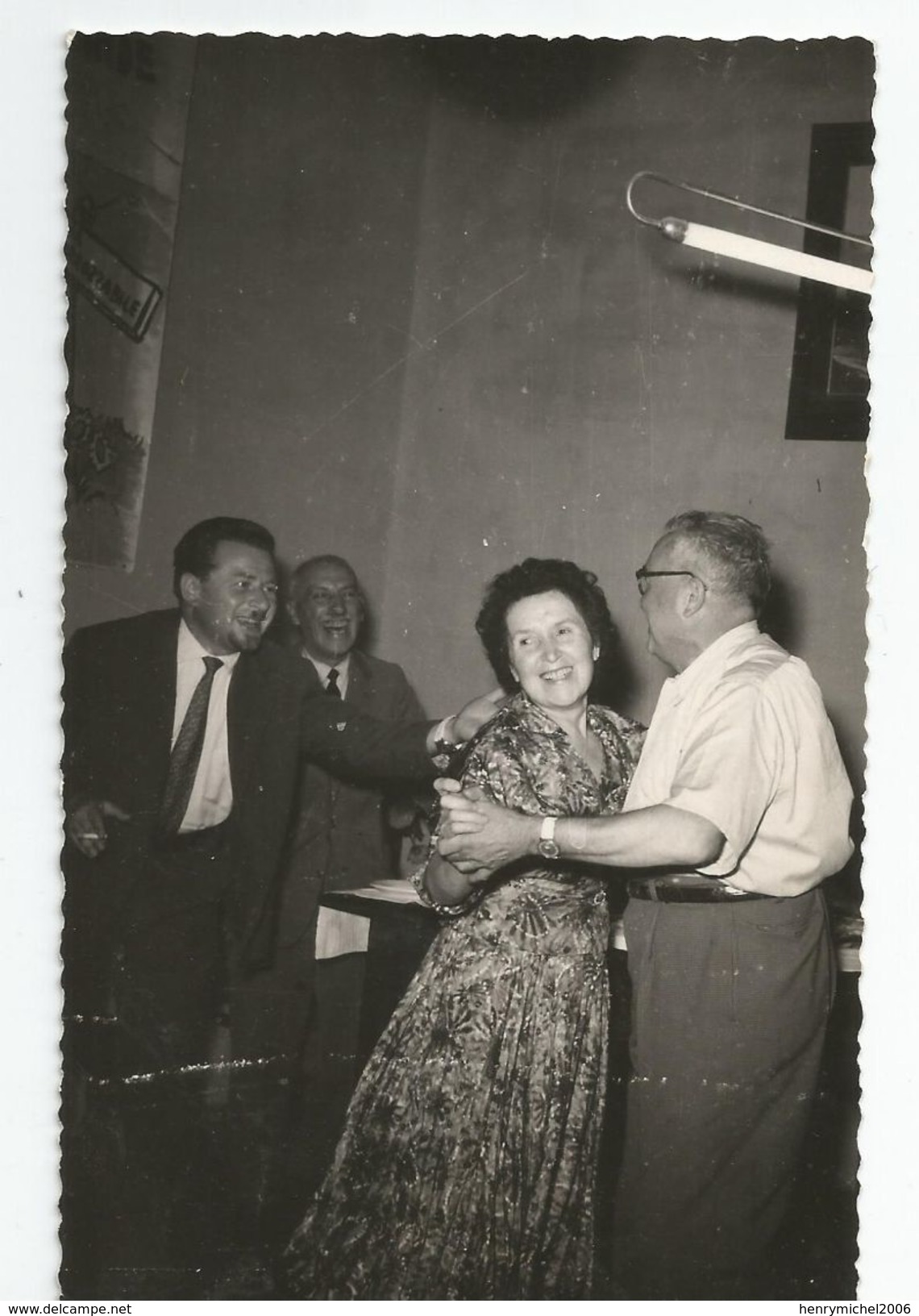 Italie Italia Italy - Loreggia Cachet Fotografia Tessaro Carte Photo , Couple Danse 1955 - 2scans - Other & Unclassified