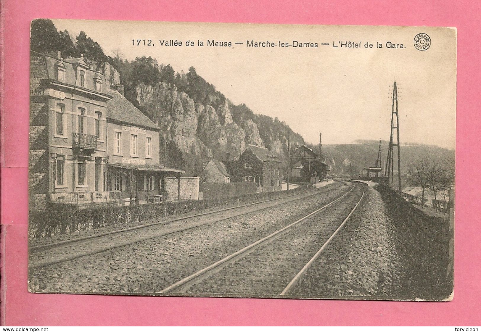 C.P. Marche-les-Dames = Hôtel  De  La  Gare - Namen