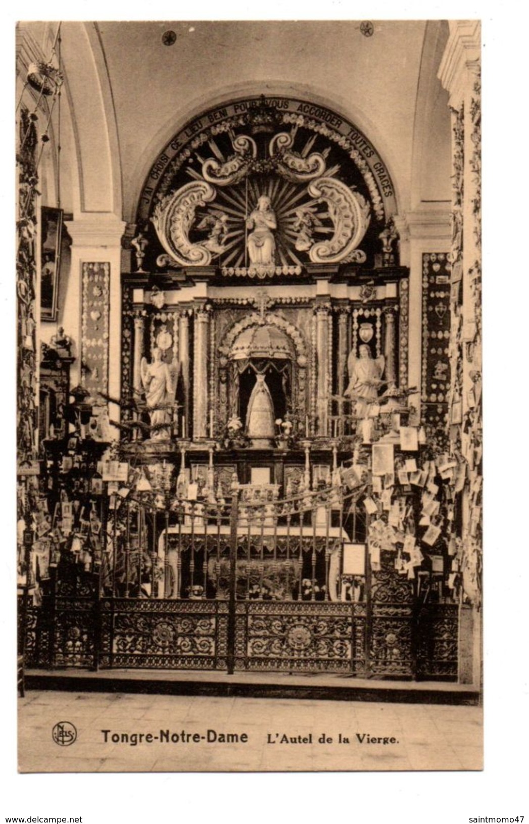 BELGIQUE . TONGRE-NOTRE-DAME . L'AUTEL DE LA VIERGE - Réf. N°3508 - - Chièvres