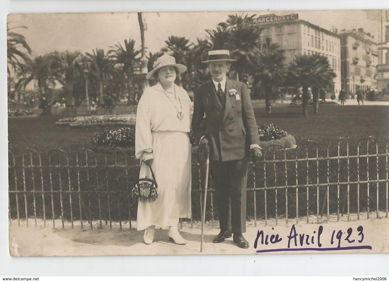 06 Nice Carte Photo 1923 - Scènes Du Vieux-Nice
