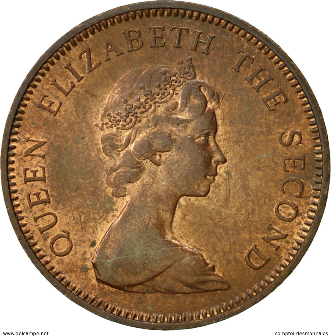 Monnaie, Jersey, Elizabeth II, New Penny, 1971, TTB+, Bronze, KM:30 - Jersey