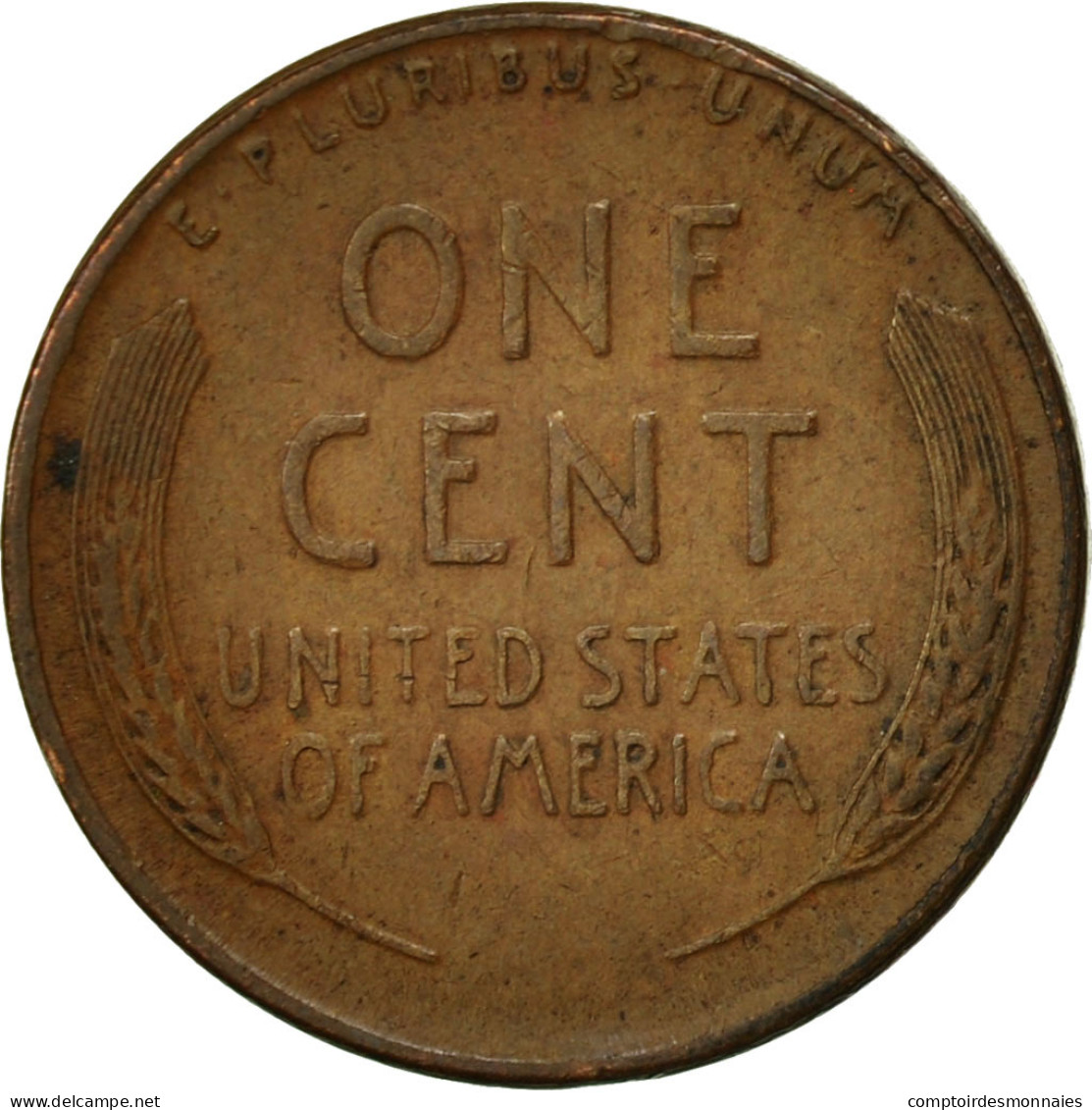 Monnaie, États-Unis, Lincoln Cent, Cent, 1947, U.S. Mint, Denver, TTB, Laiton - 1909-1958: Lincoln, Wheat Ears Reverse