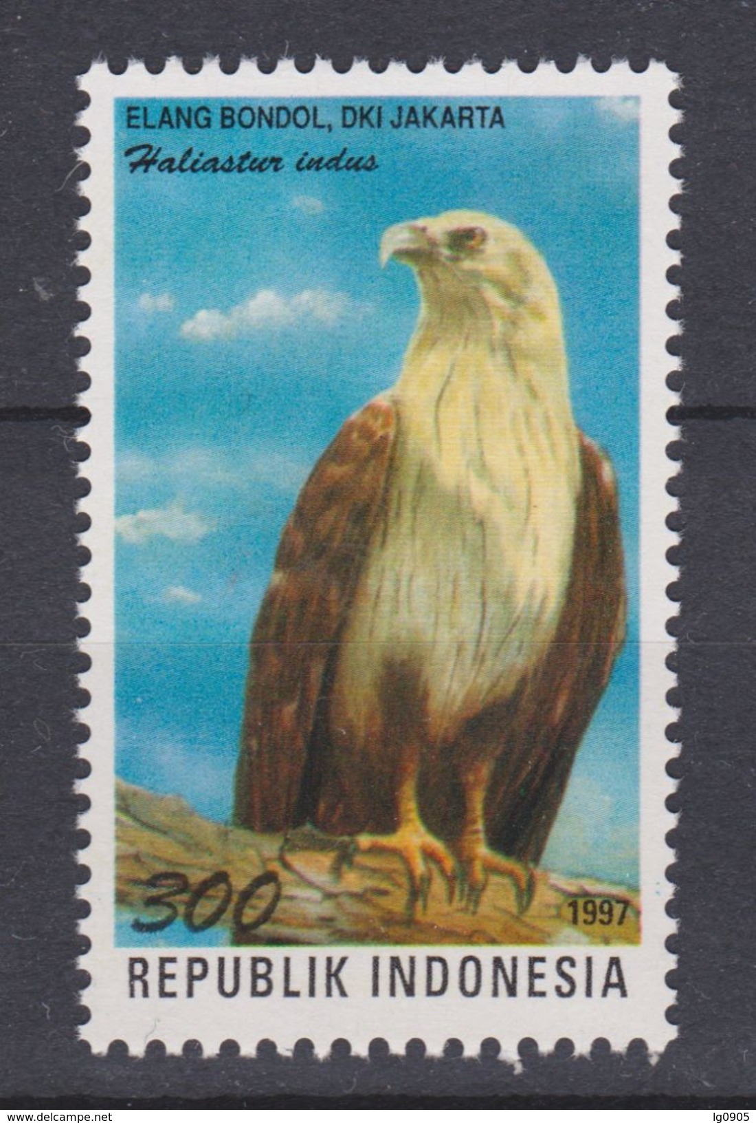 Indonesia Indonesie 1812 MNH ;LOOK FOR MUCH MORE BIRD OF PREY Roofvogel, Oiseau De Proie, Ave De Rapina, Bold Eagle 1997 - Arends & Roofvogels