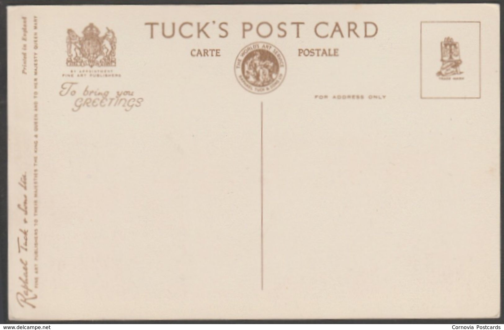 The Headland, Newquay, Cornwall, C.1940s - Tuck's Postcard - Newquay
