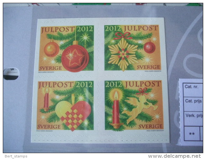 Sweden, Zweden 2012  Mnh  Mi  2910 - 13 Kerst - Unused Stamps