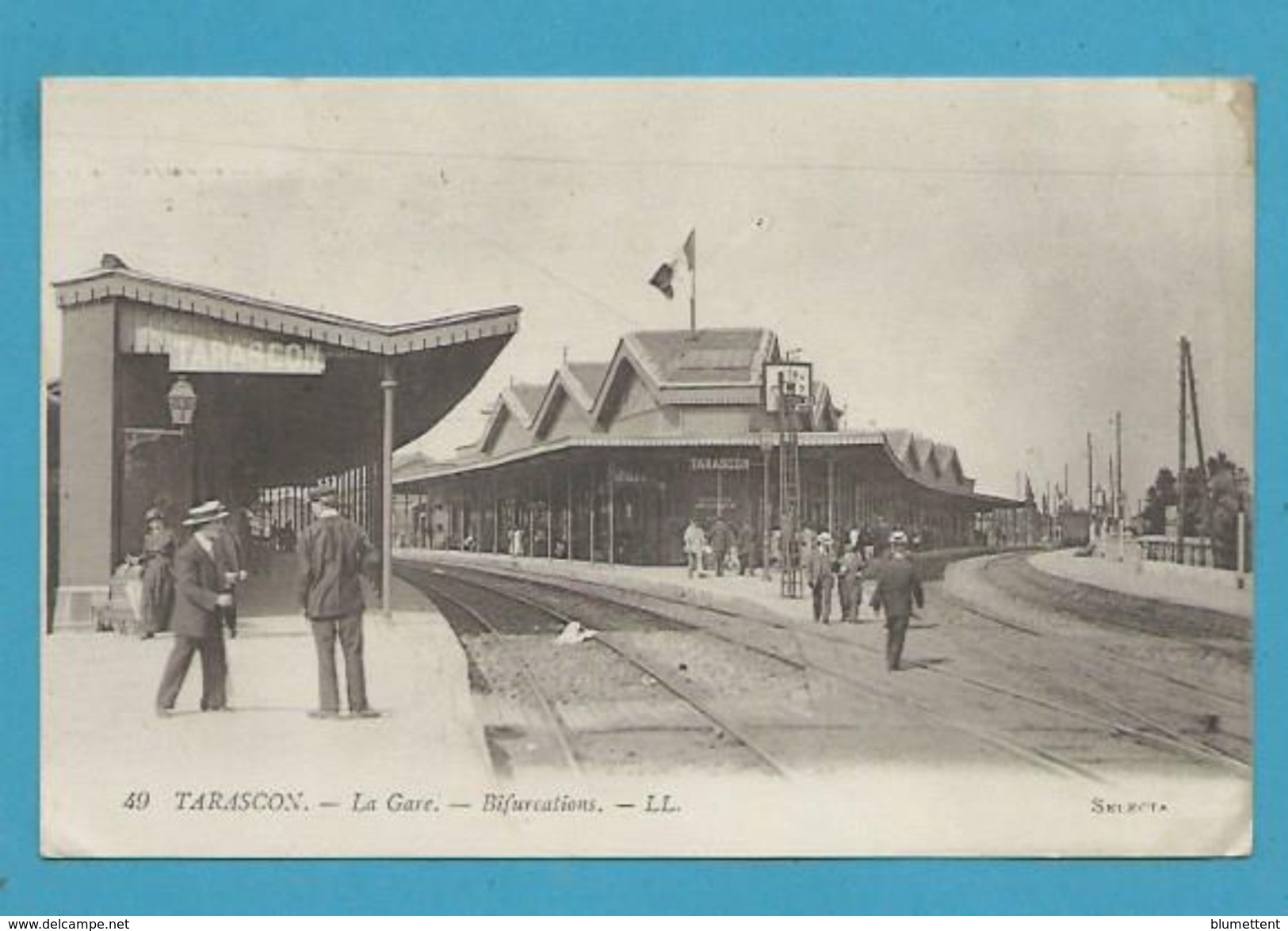 CPA 49 - Chemin De Fer La Gare Bifurcation TARASCON 13 - Tarascon