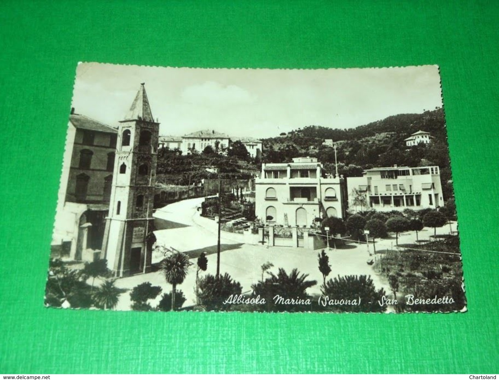 Cartolina Albisola Marina ( Savona ) - San Benedetto 1942 - Savona