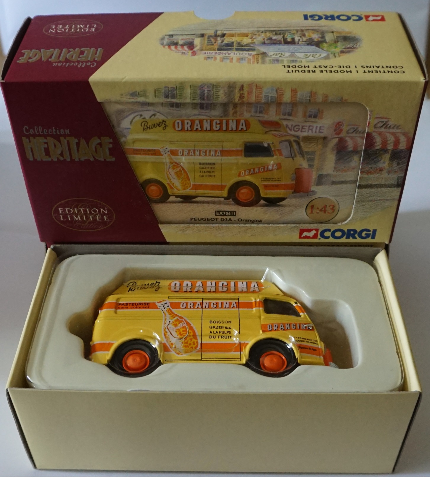 Corgi Heritage 70611 - Peugeot D3A Orangina - Corgi Toys