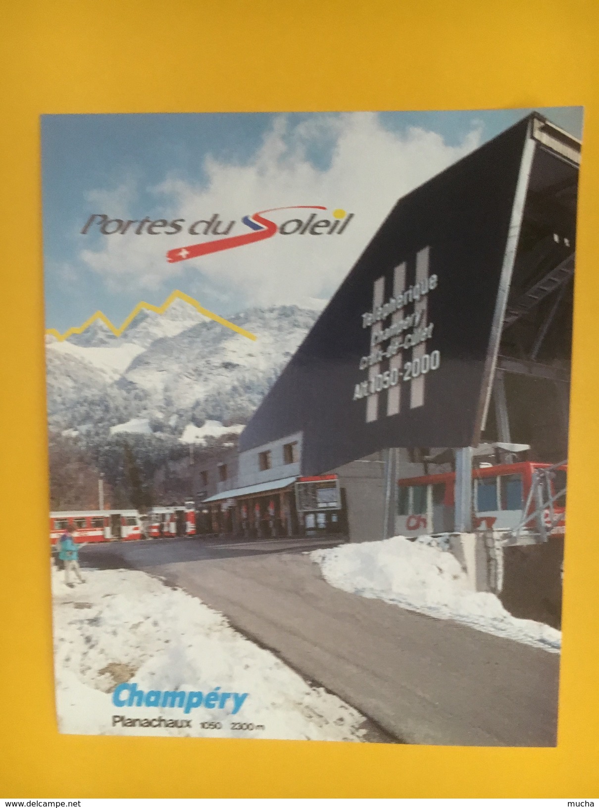 4358 - Portes Du Soleil Téléphérique Champéry Planachaux Assemblée 1993 Valais Suisse - Autres & Non Classés