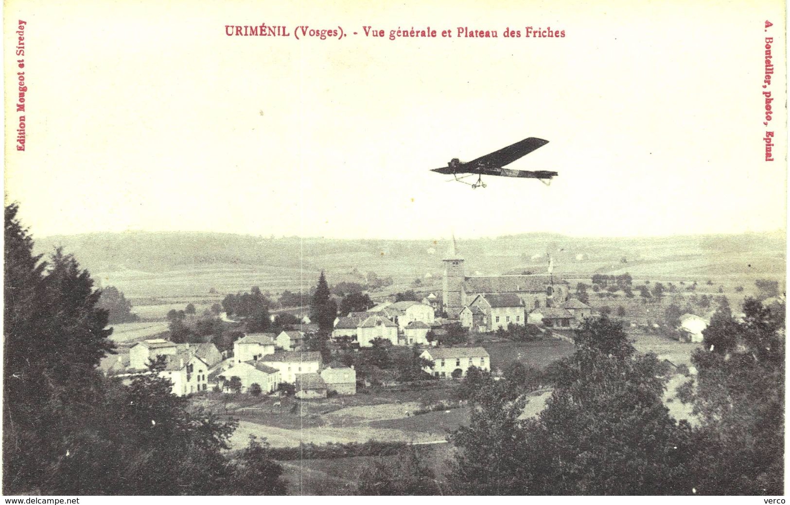 Carte Postale Ancienne De URIMENIL - Urimenil