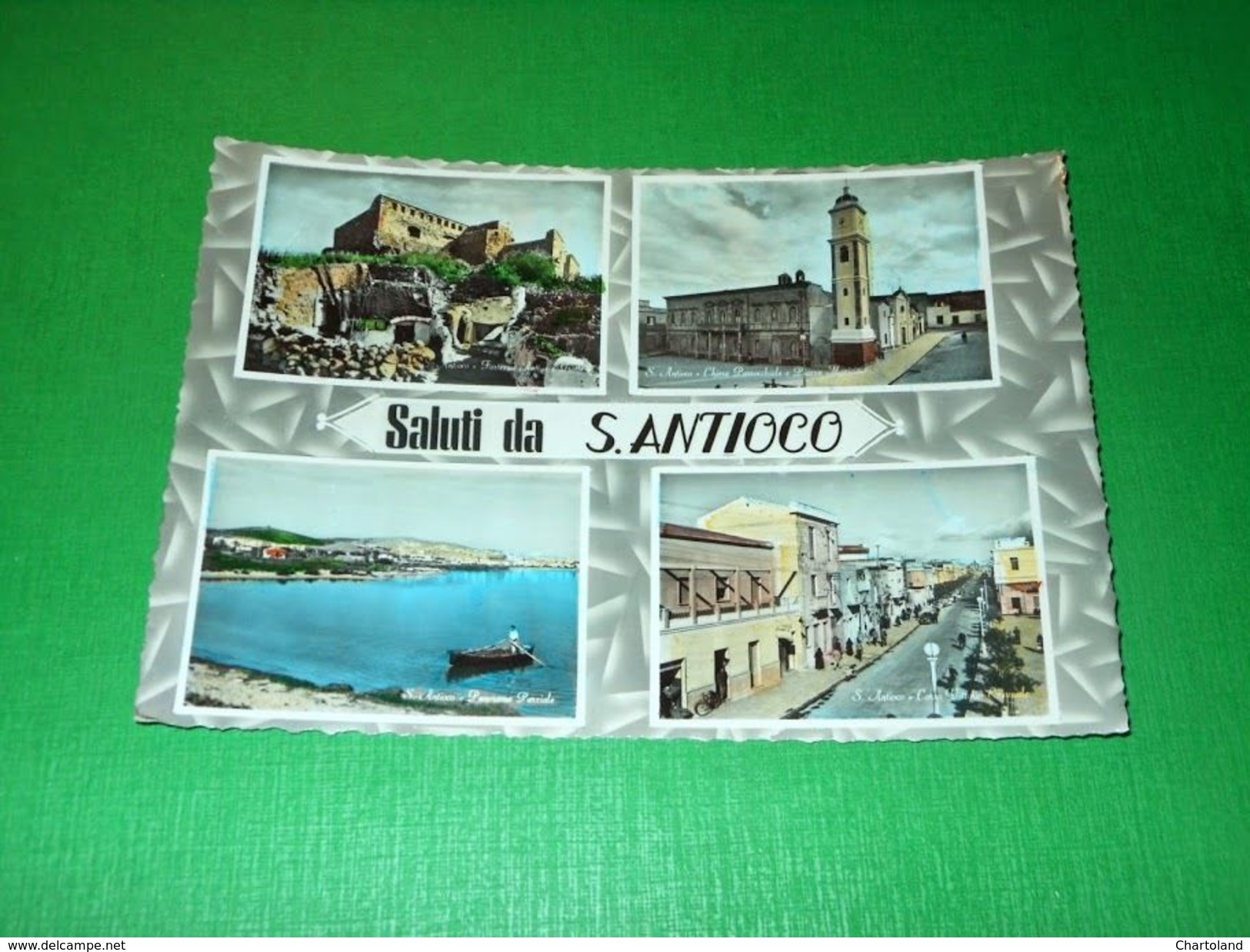 Cartolina Saluti Da Sant'Antioco - Vedute Diverse 1955 Ca - Cagliari