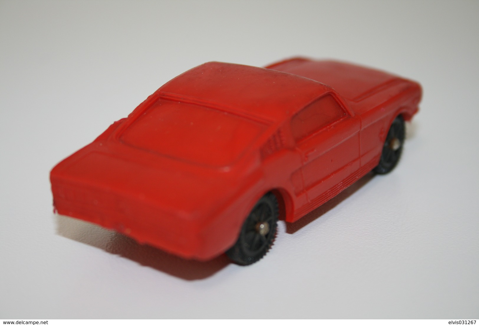 Vintage VINYL TOY CAR : Maker NP Norddeutsche Plastic - Ford Mustang - 9cm - GERMANY - 1960 - Rubber - Other & Unclassified