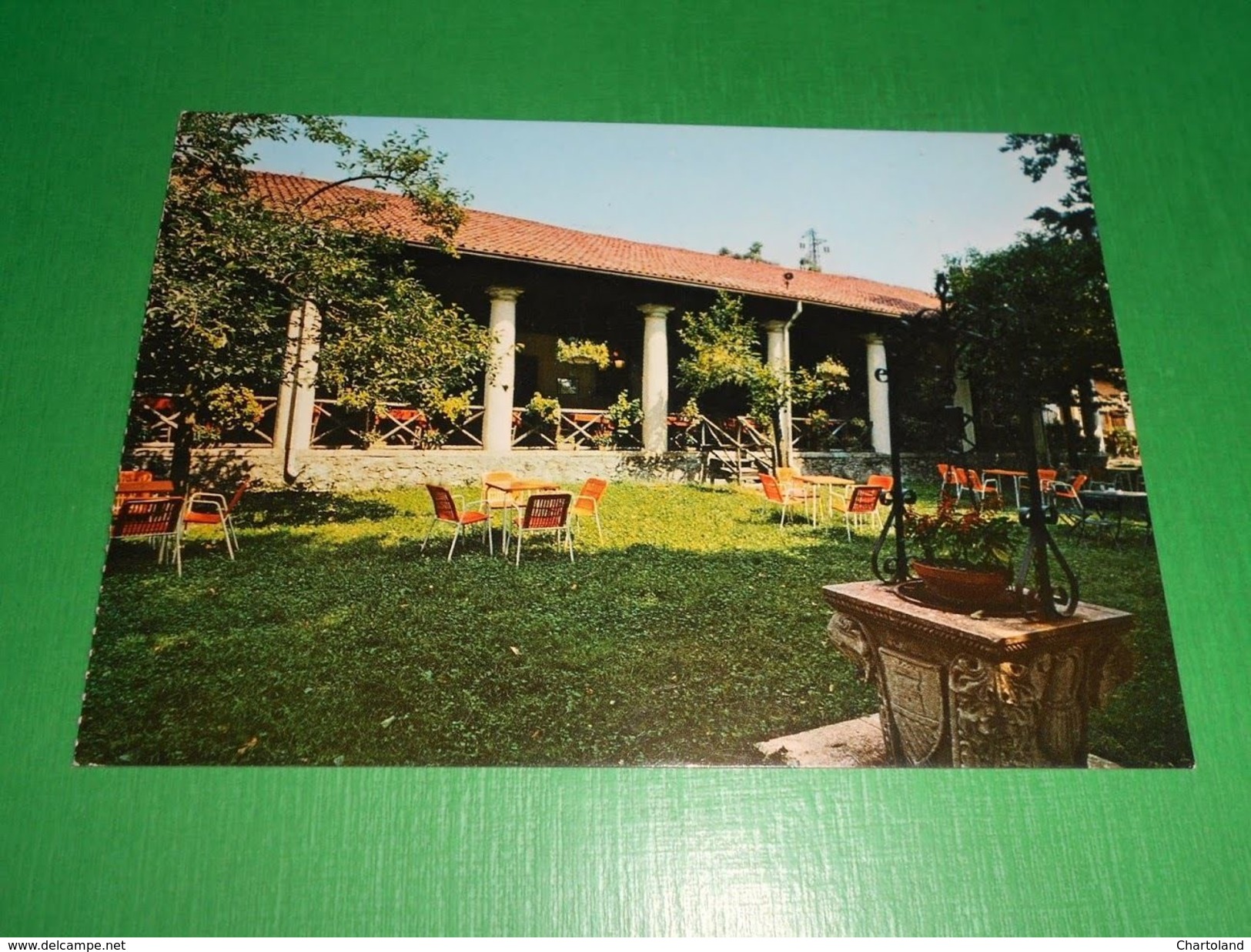 Cartolina Lugo Vicentino - Taverna Torchio Antico - Giardino Con Portico 1970 Ca - Vicenza