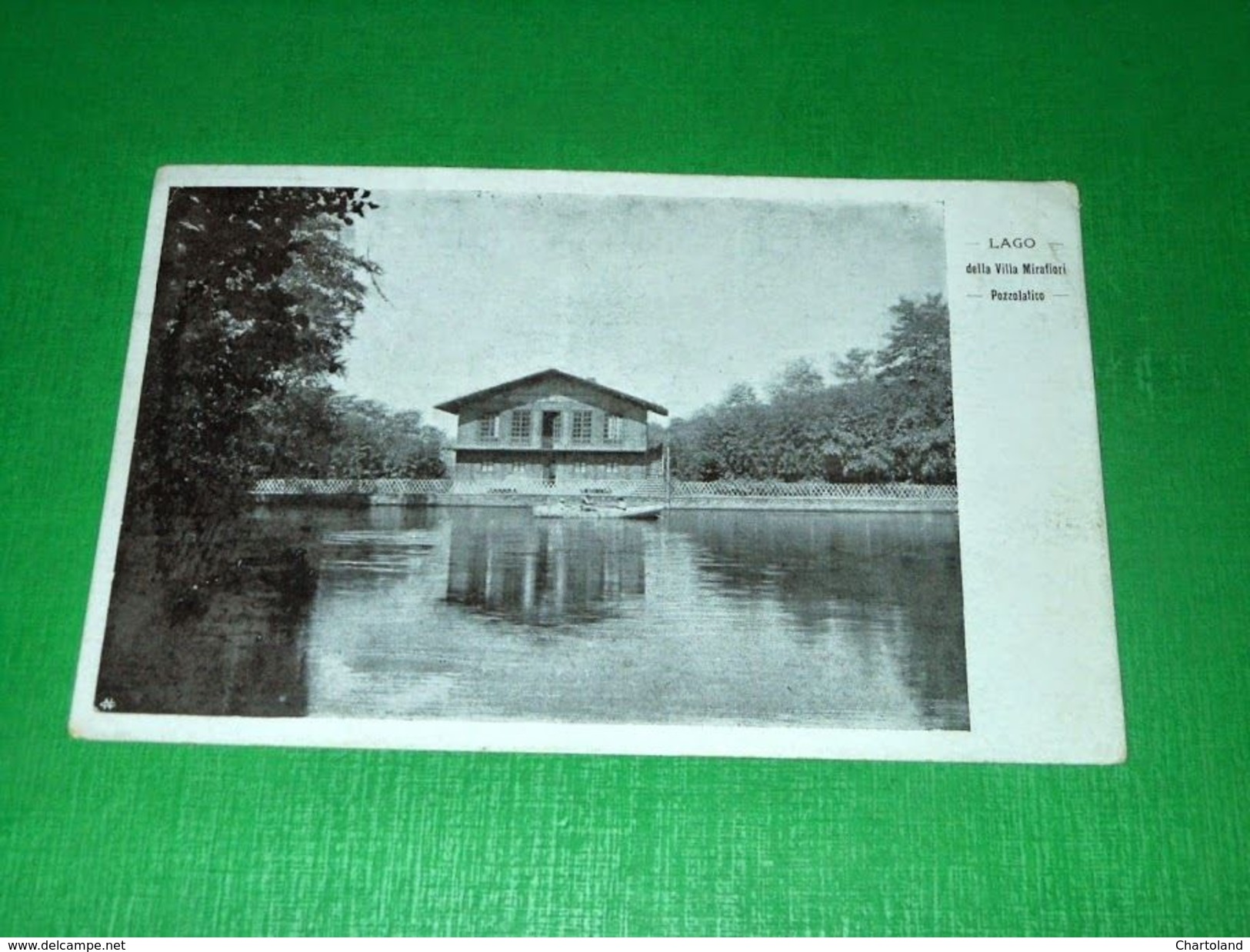 Cartolina Pozzolatico - Lago Della Villa Mirafiori 1911 - Firenze