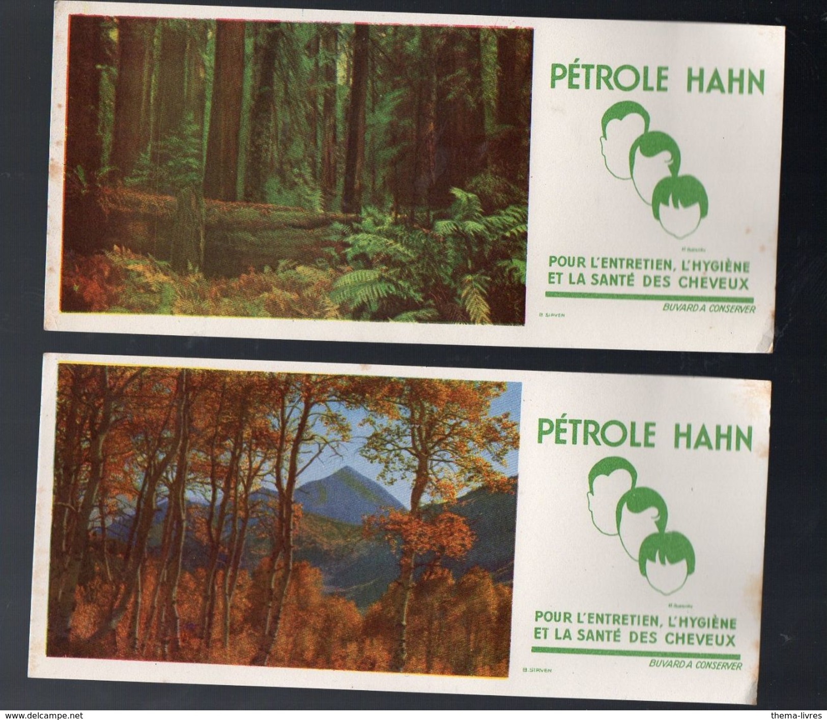 Lot De 2 Buvards PETROLE HAHN "sous Bois" (PPP5536) - H