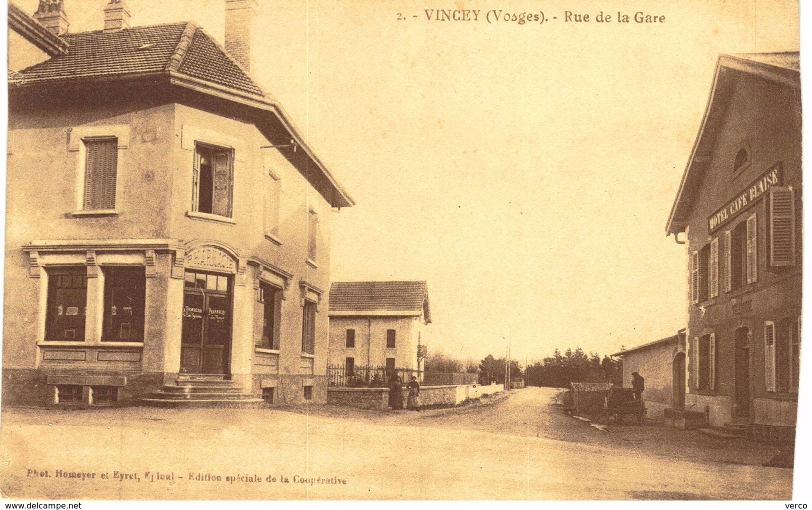 Carte Postale Ancienne De  VINCEY - Vincey