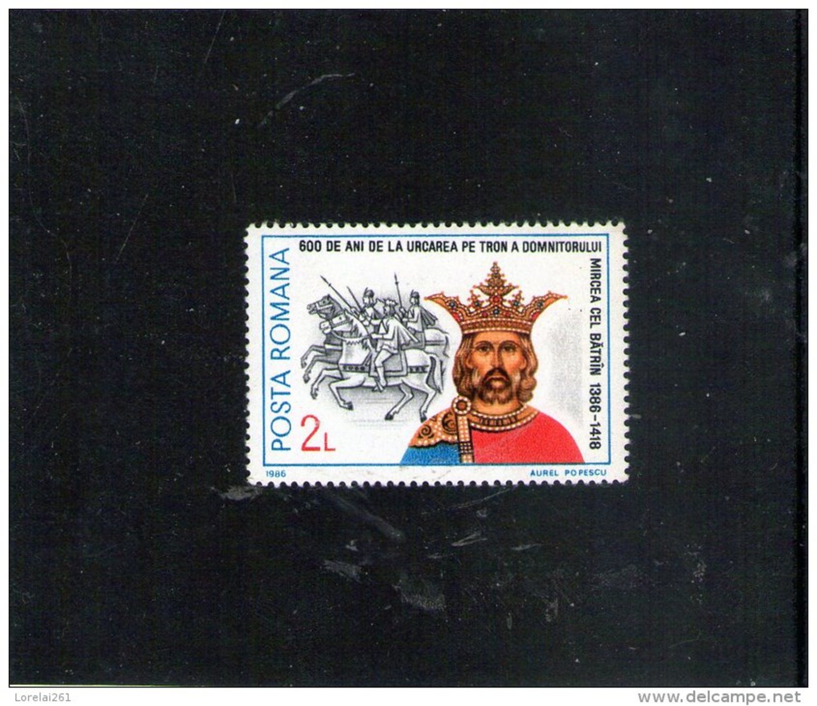 1986 - MIRCEA LE GRAND  Mi 4274 Et Yv 3683 MNH - Ungebraucht