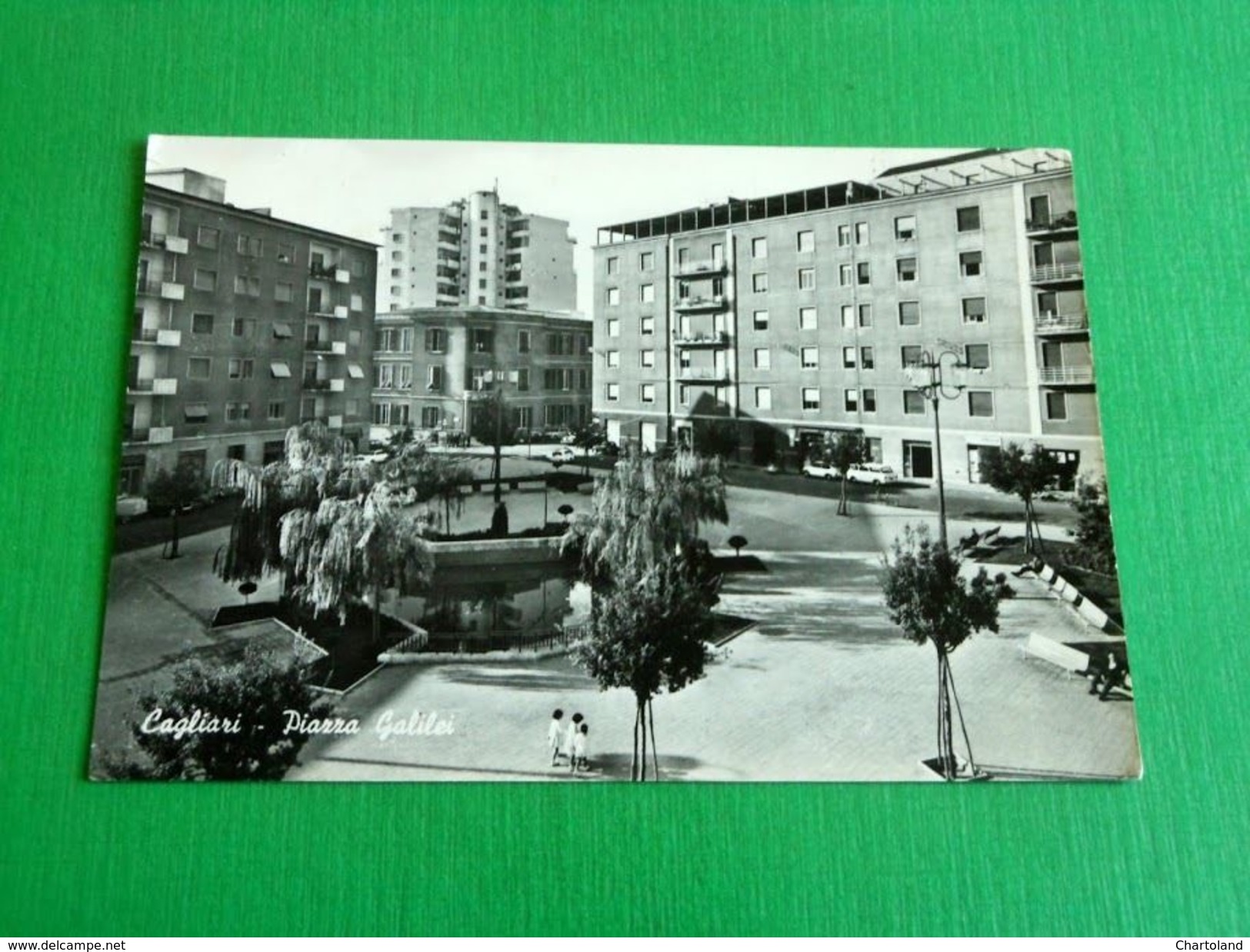 Cartolina Cagliari - Piazza Galilei 1969 - Cagliari