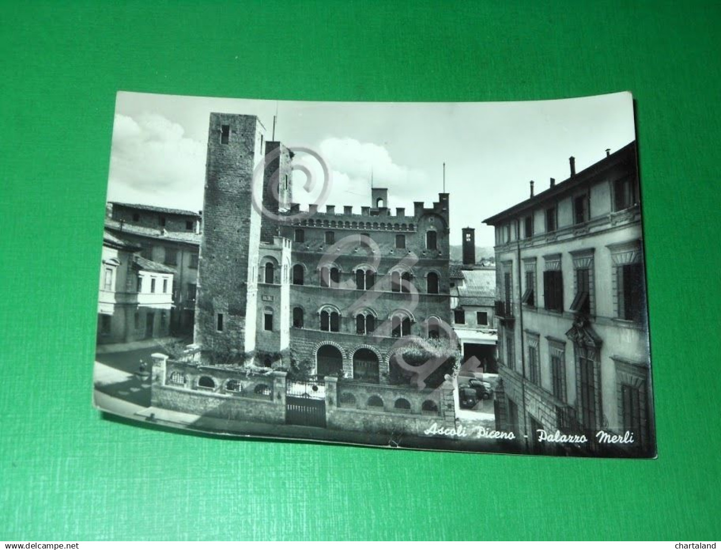 Cartolina Ascoli Piceno - Palazzo Merli 1957 - Ascoli Piceno