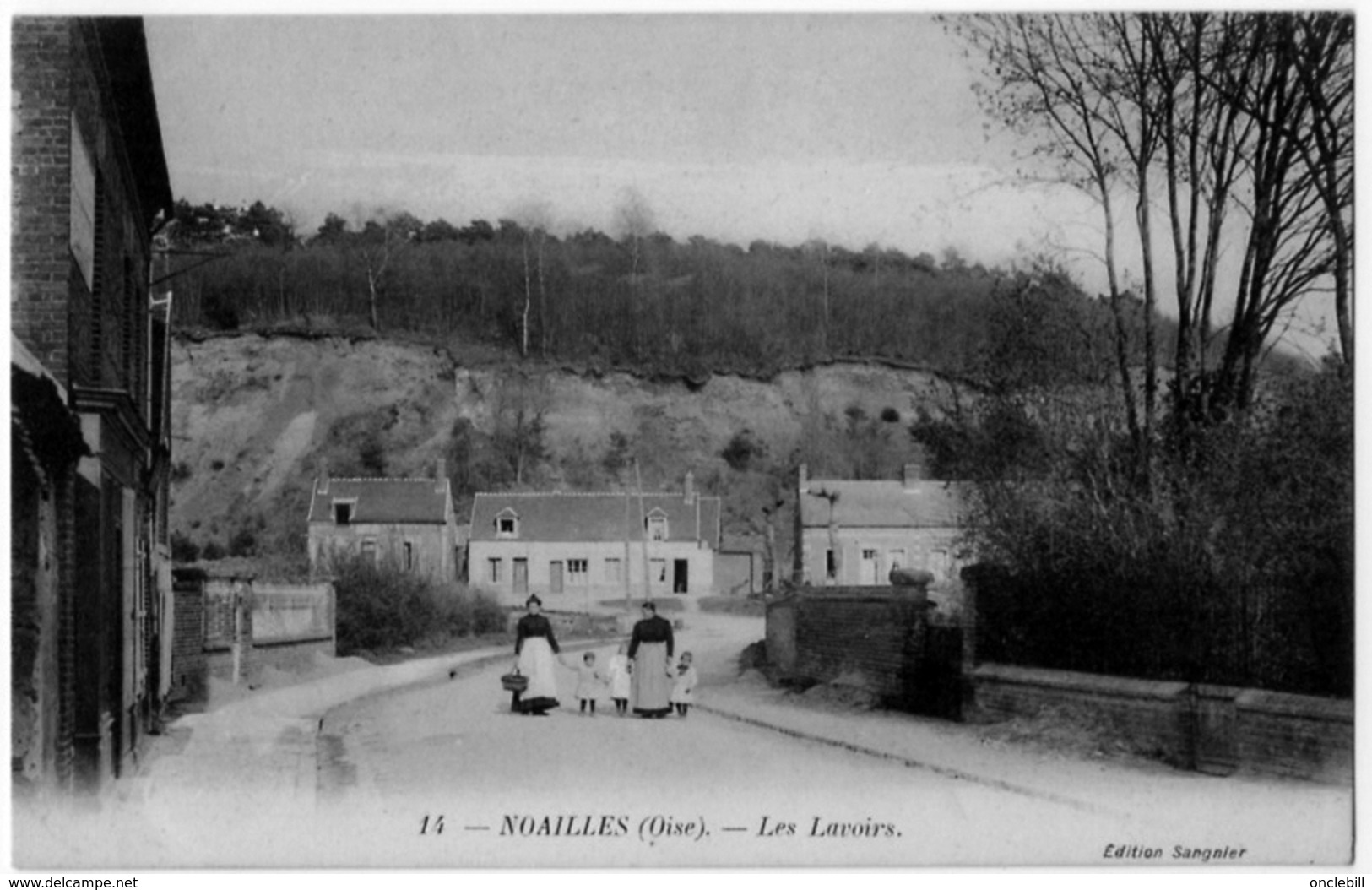 Noailles Oise Les Lavoirs Laveuses 1910 état Superbe - Noailles