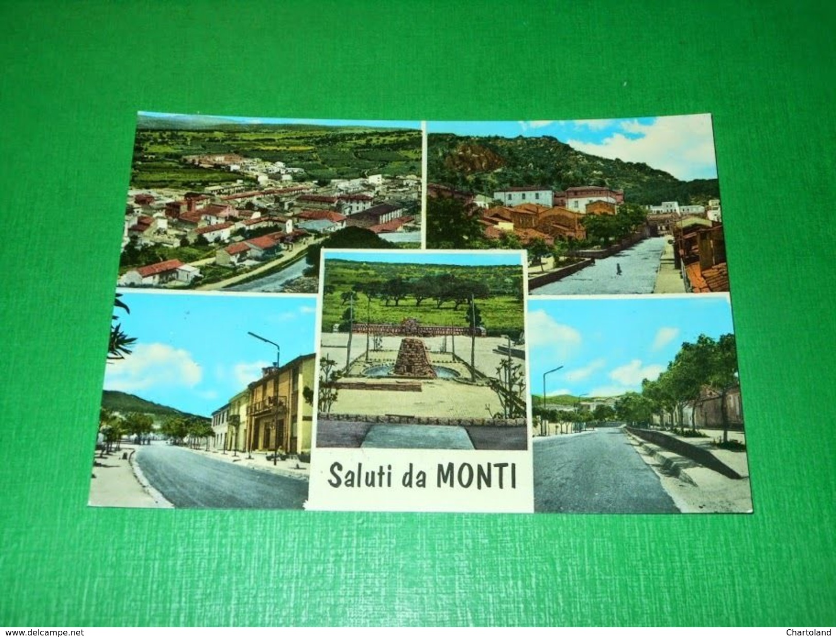 Cartolina Saluti Da Monti - Vedute Diverse 1960 Ca - Sassari