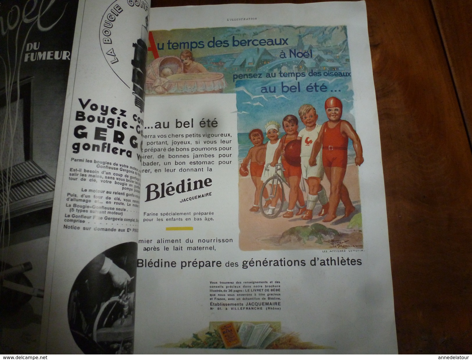1930 SPECIAL  NOËL   L'ILLUSTRATION: Evolution artistique de la reliure; Nombreuses publicités pleine page,dont couleurs