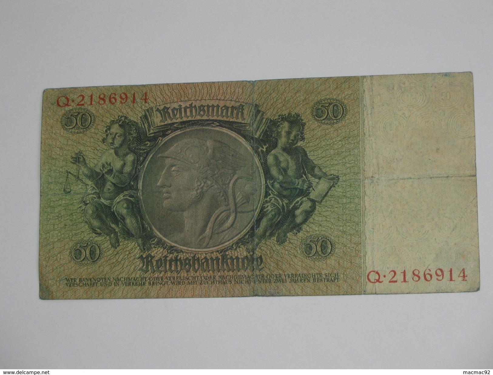 50 Funfzig  Reichsmark - Berlin  1933 - Reichsbanknote - Germany **** EN ACHAT IMMEDIAT **** - 50 Mark