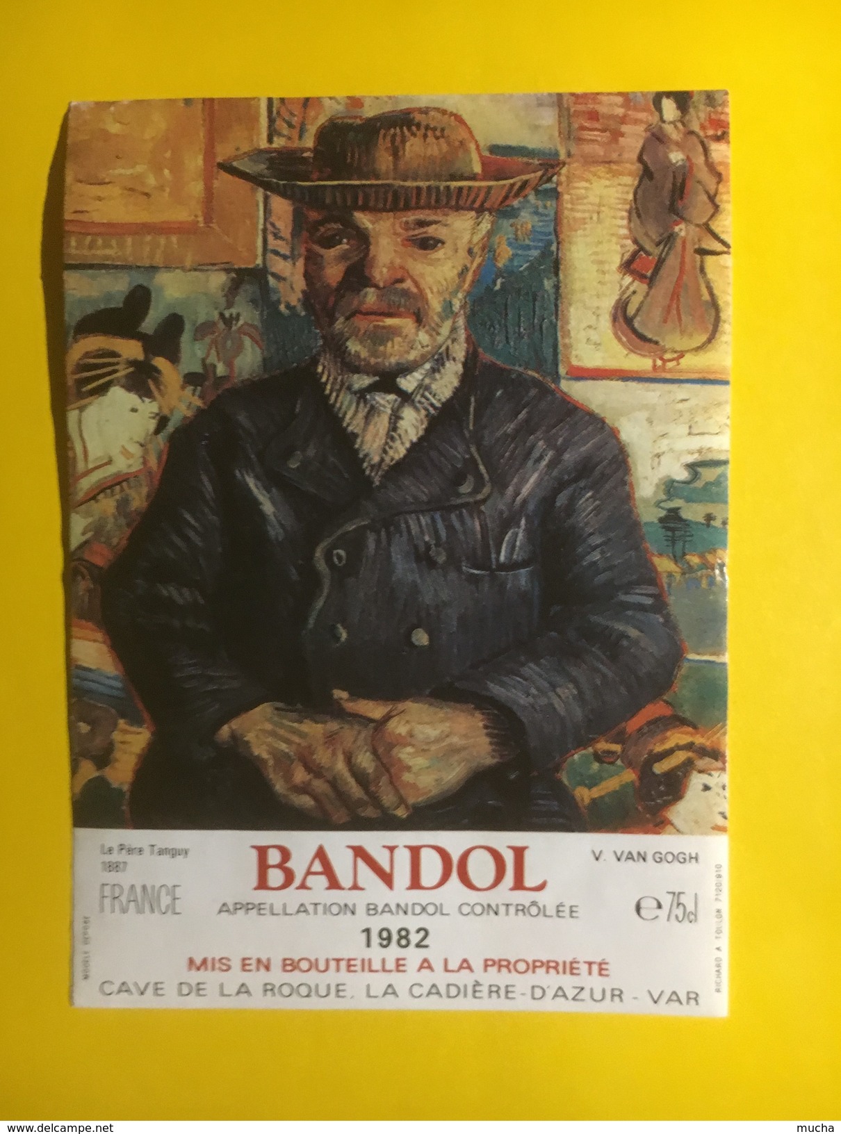 4384 - Bandol 1982 Le Père Tanguy  Nocture Van Gogh - Art