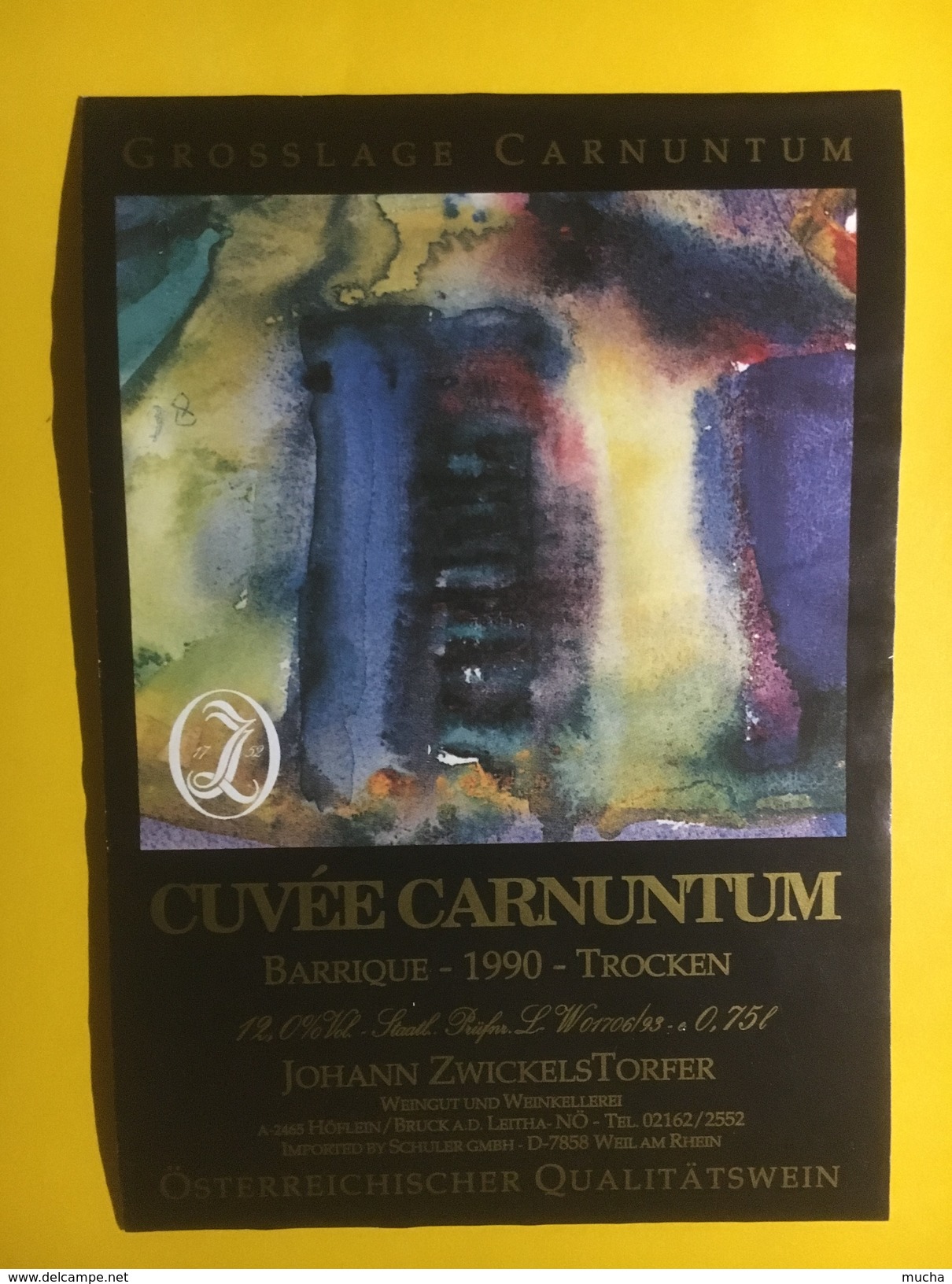 4387 - Cuvée Carnuntum 1990 Allemagne - Art