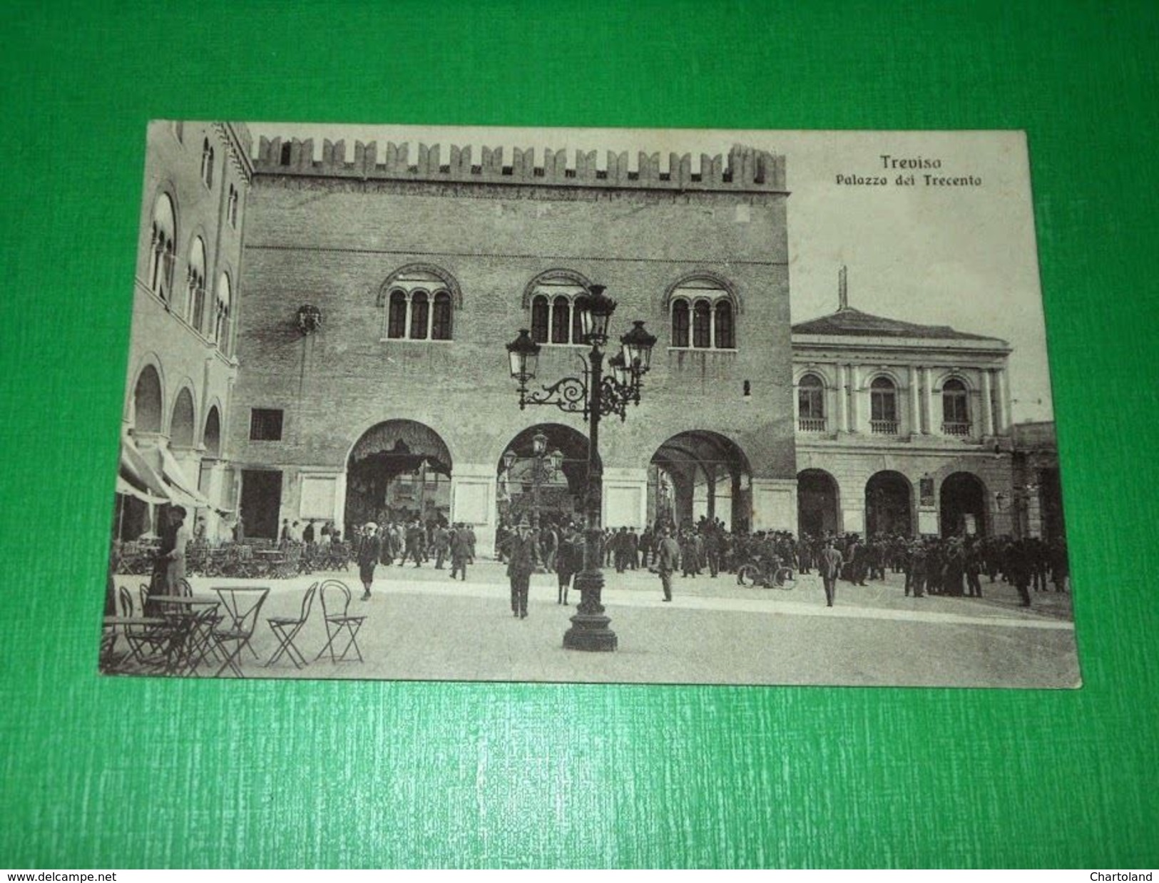 Cartolina Treviso - Palazzo Dei Trecento 1915 - Treviso