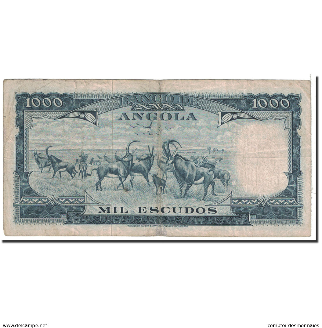 Billet, Angola, 1000 Escudos, 1970, 1970-06-10, KM:98, TTB - Angola