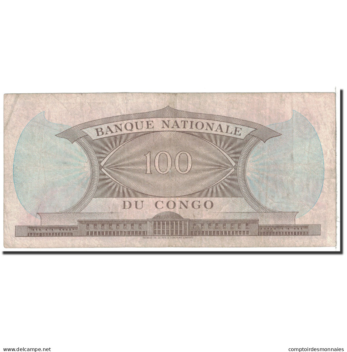 Billet, Congo Democratic Republic, 100 Francs, 1962, 1962-02-01, KM:6a, TTB - Democratische Republiek Congo & Zaire