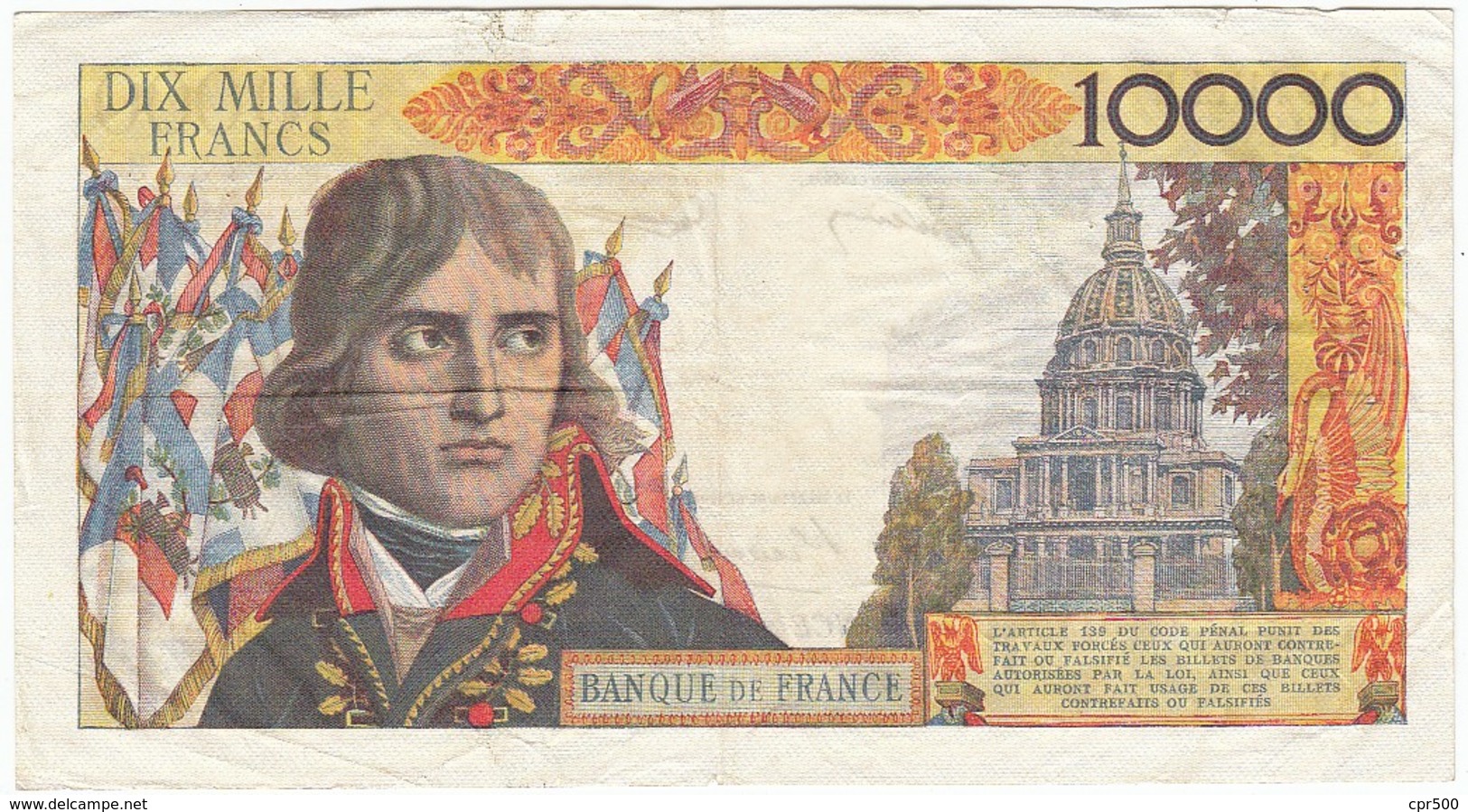 10000 Francs Bonaparte Type 1955, F51.02, P136, 01/03/1956, X.8, TB - 10 000 F 1955-1958 ''Bonaparte''