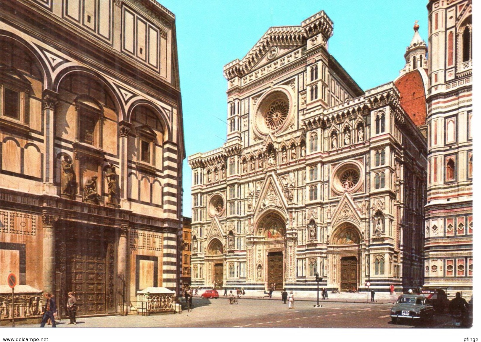 Florence - Le Baptistère Et La Façade De La Cathédrale - Firenze