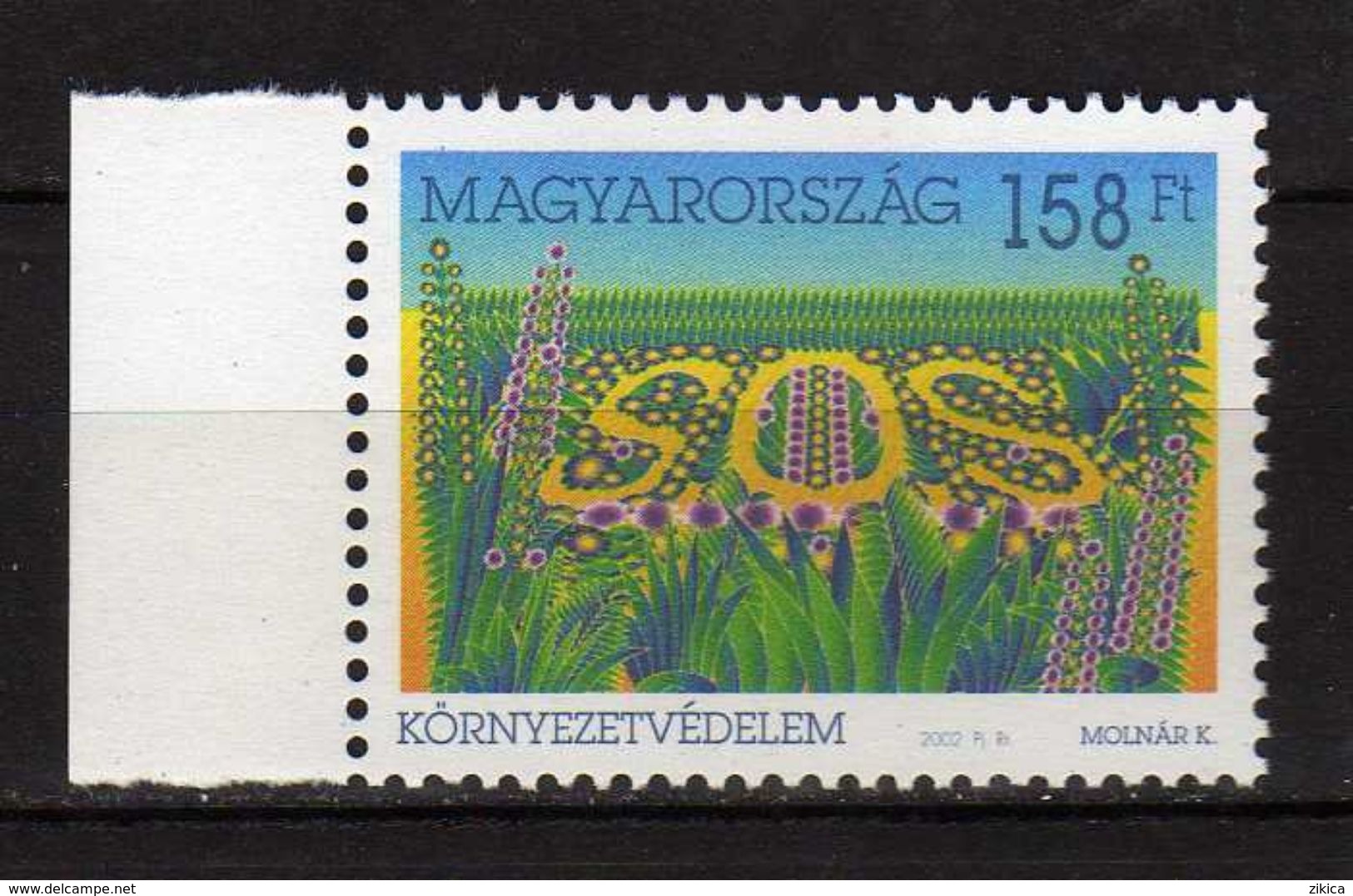 Hungary 2002 Environment Protection. S.O.S. MNH - Neufs