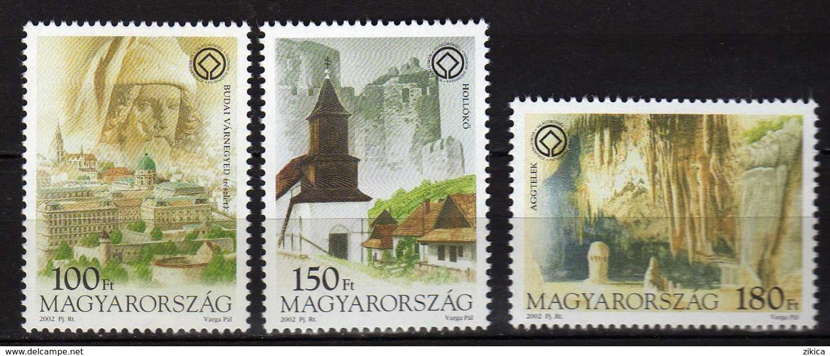Hungary 2002 UNESCO - World Heritage. MNH - Unused Stamps