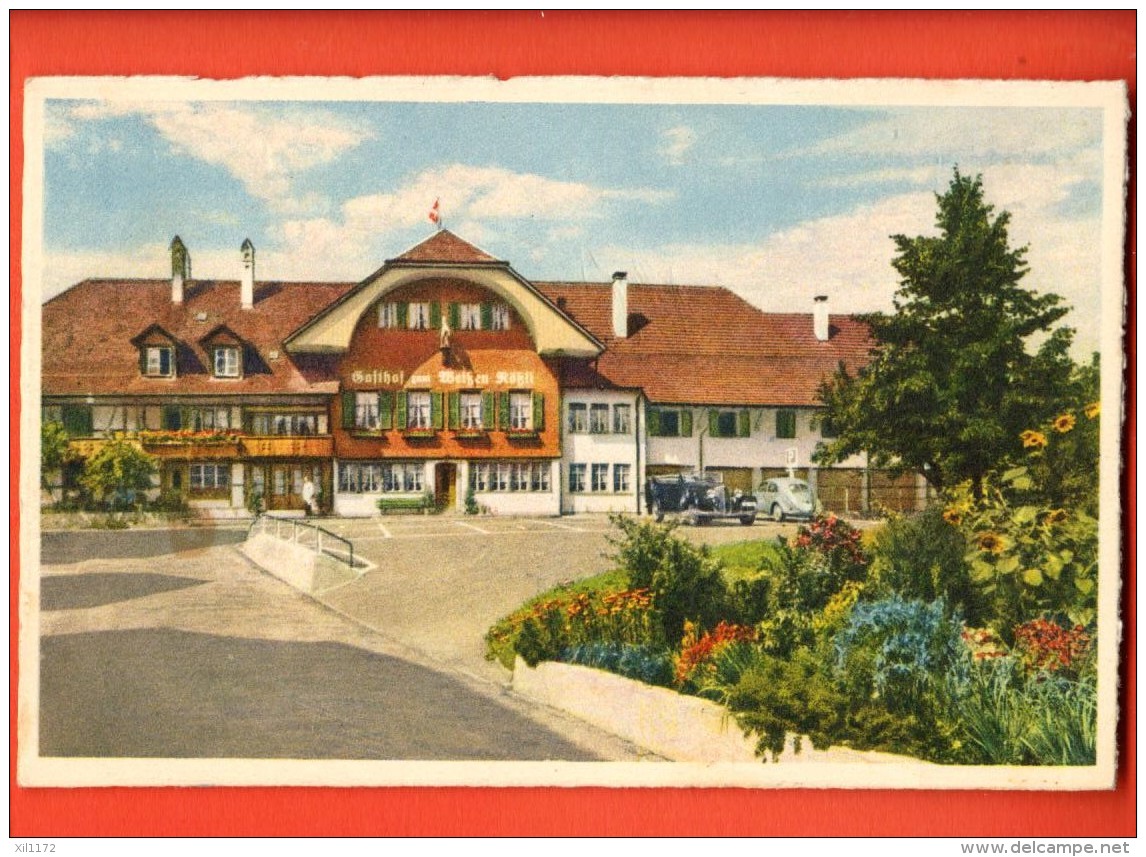 EAK-31  Gasthof Vom Weissen Rössli Zäziwil In Emmental. Famille Künzi. Mention Souvenir Course Retraités 1959 Au Dos. - Zäziwil