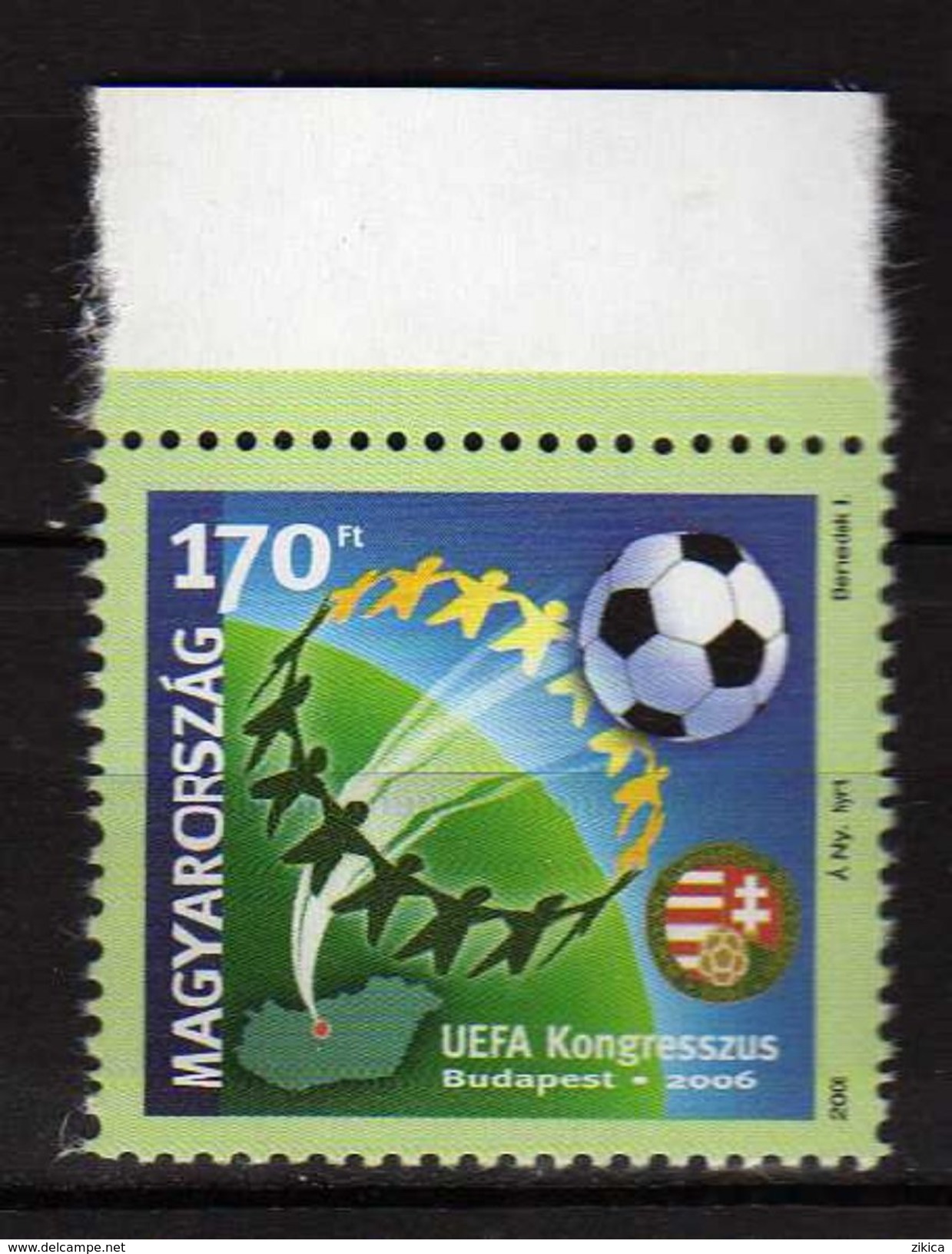 HUNGARY 2006 UEFA Congress, Budapest. Soccer. Football. MNH - Neufs