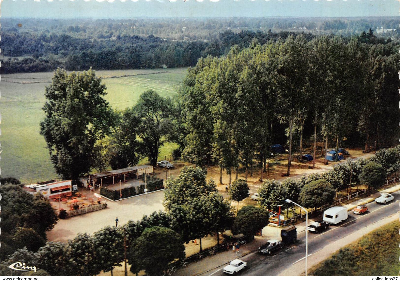 41-SALBRIS- VUE AERIENNE BAR, PLAGE ET CAMPING - Salbris