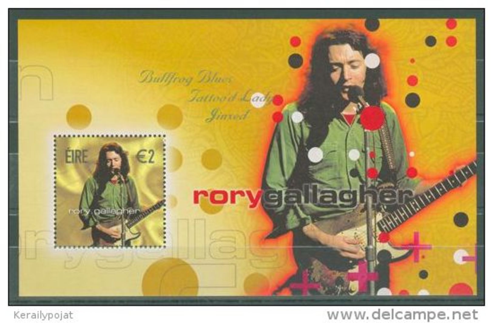 Ireland - 2002 Rock Legends Block (4) MNH__(TH-8349) - Blocchi & Foglietti