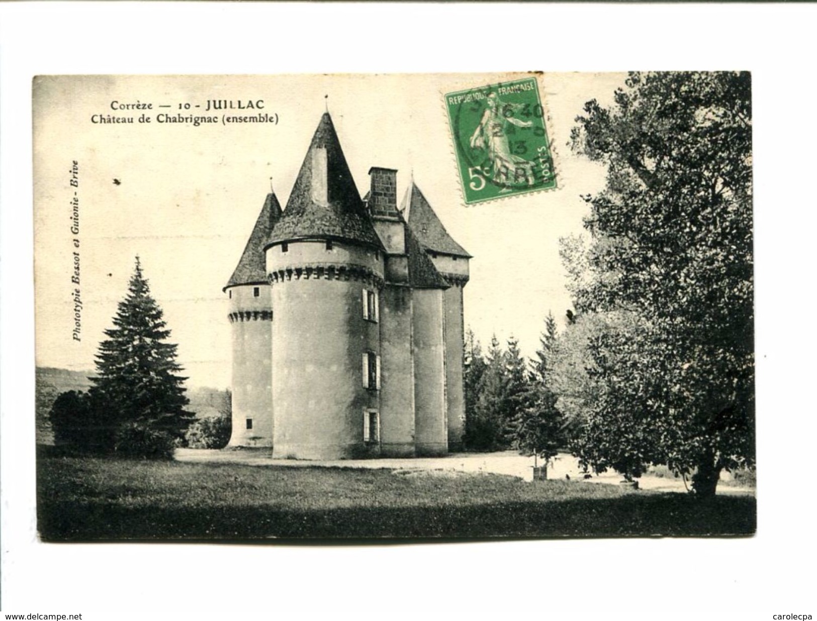 CP -JUILLAC  (19 ) CHATEAU DE CHABRIGNAC - Juillac