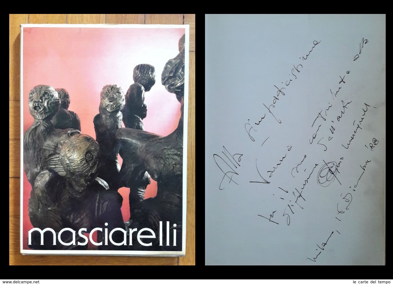 Gino Masciarelli. Testo Di Carlo Munari. Opere Dal 1968 Al 1985. Copia Dedicata Dall'autore. - Arte, Architettura