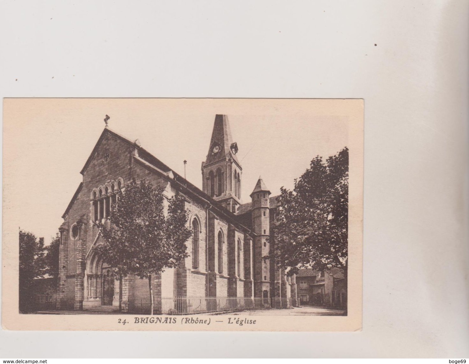 (R5) RHONE ; BRIGNAIS , L'église - Brignais