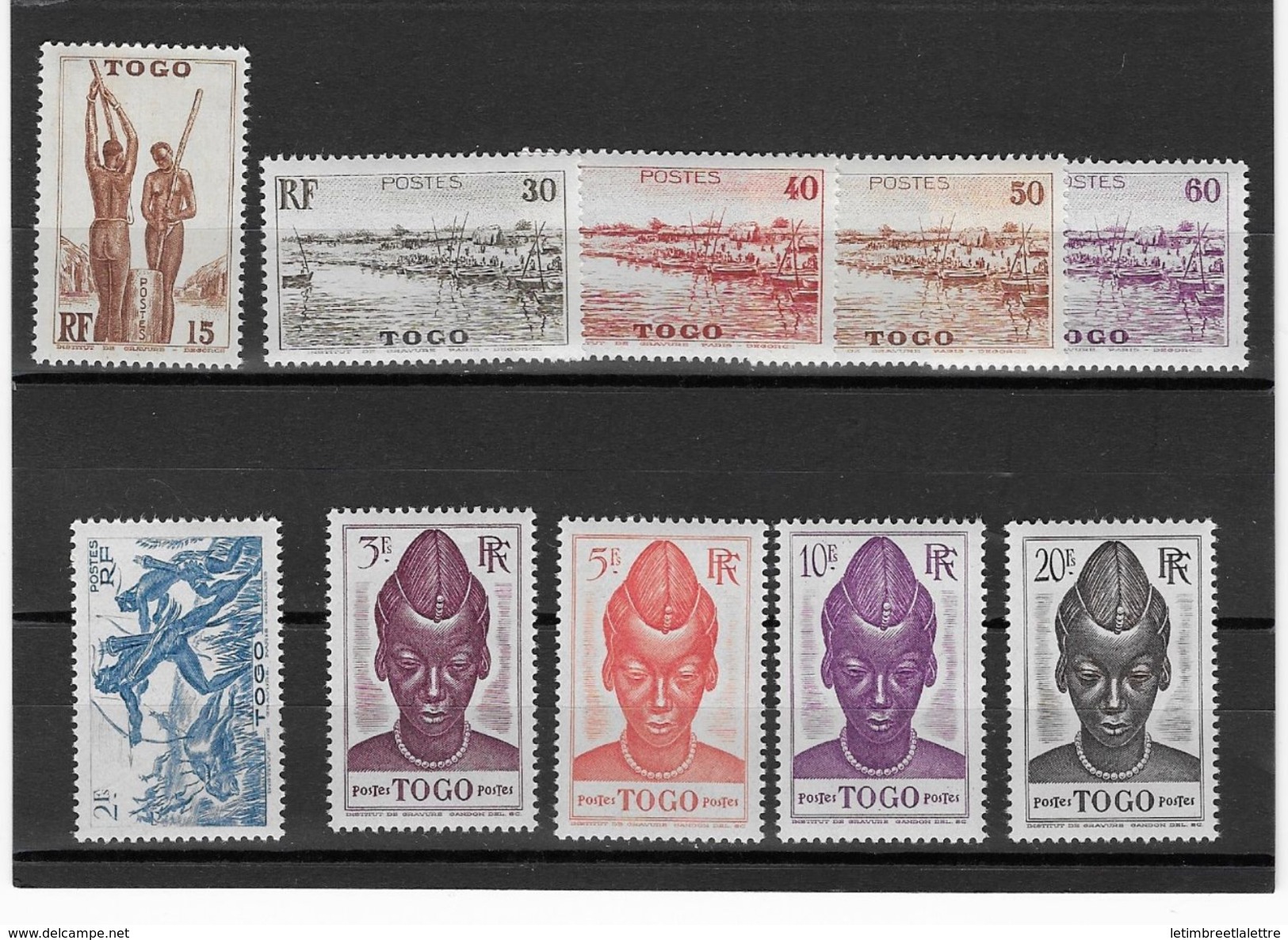 ⭐ Togo - YT N° 187 + 190 à 194** Sans Le 192 + 201 Et 204 à 207 ** - Neuf Sans Charnière - 1941 ⭐ - Unused Stamps